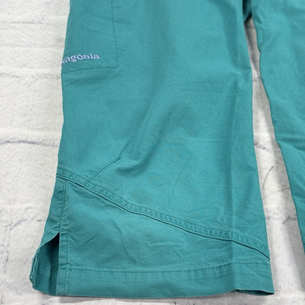 Patagonia Venga Rock Capris‎ Womens Size 6 True Teal Pants Hiking Climbing 83095 - Picture 12 of 16